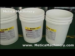 পেইন্ট পেইলের জন্য স্বয়ংক্রিয় বৃত্তাকার ধারক লেবেল মেশিন