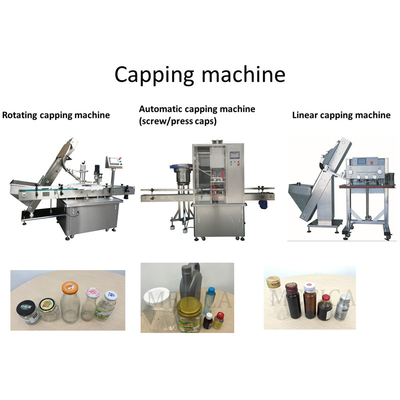 Linear Type Screw Bottle Capping Machine 600BPH With Touch Screen