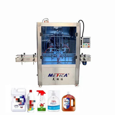 হ্যান্ড স্যানিটাইজার জীবাণুনাশকের জন্য 220V 50HZ সম্পূর্ণ স্বয়ংক্রিয় বোতল ভর্তি মেশিন
